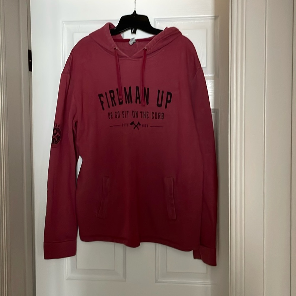 Men’s Large Hooded Fireman Sweatshirt